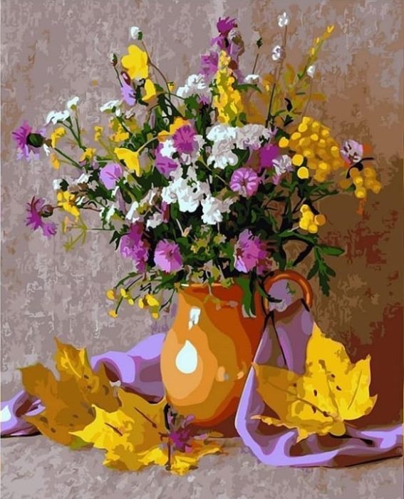 Фото картины, купить картину по номерам, Осенний натюрморт GX29577. www.made-art.com.ua