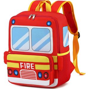 Фото 3D-рюкзак для дитини Пожежна машина на 12 літрів. www.made-art.com.ua