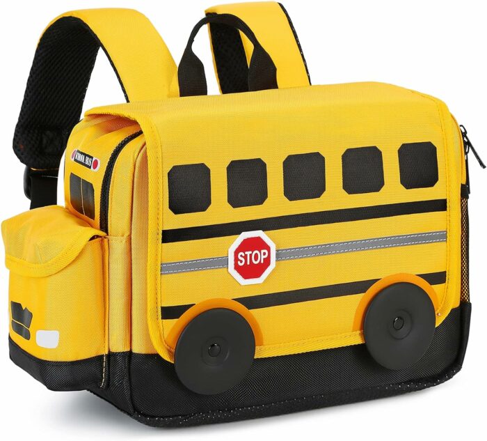 3D-рюкзак для дітей Шкільний автобус на 13 літрів. www.made-art.com.ua