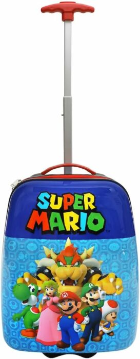 Дитячий багаж на колесах Супер Маріо на 19 літрів. www.made-art.com.ua